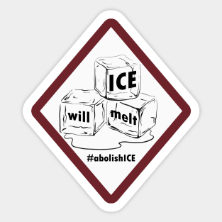 Ice will Melt Sticker